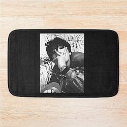 G-Dragon Black And White Poster 2025 World Tour Comeback Big Bang Kpop Group Bath Mat
