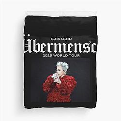 G-DRAGON Übermensch poster 2025 World Tour comeback Big Bang k pop group Duvet Cover