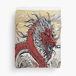 Chinese Dragon Duvet Cover