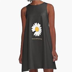 K-POP G-DRAGON DAISY CLASSIC A-LINE DRESS