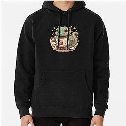 Cute Dragon Letter Pullover Hoodie
