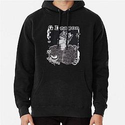 G-Dragon K-Pop Soloist from Big Bang Black Collage Design Pullover Hoodie