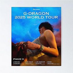 G-DRAGON Übermensch Poster 2025 World Tour Big Bang K-pop Group