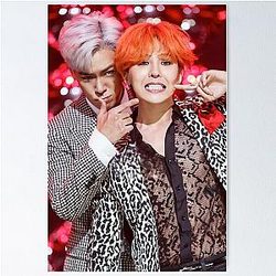 G. Dragon Top Viral moment Übermensch World Tour comeback Big Bang K-pop group Poster