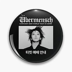 G-DRAGON Übermensch 2025 World Tour comeback Big Bang K-pop group Pin