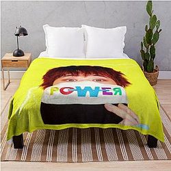G-DRAGON POWER comeback Big Bang Kpop group throw blanket