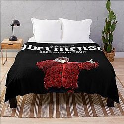 G-DRAGON Übermensch poster 2025 World Tour comeback kpop group Big Bang Throw Blanket