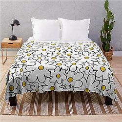G-DRAGON Daisy Throw Blanket