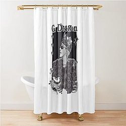 G-Dragon K-pop Soloist from Big Bang Black White Collage Design Shower Curtain