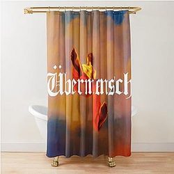 G-DRAGON Übermensch poster 2025 World Tour comeback Big Bang Kpop group Shower Curtain