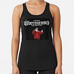 G-DRAGON Übermensch poster 2025 World Tour comeback Big Bang Kpop group Racerback Tank Top