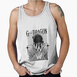G-Dragon Kpop Soloist from Big Bang Classic Design Collage Tank Top