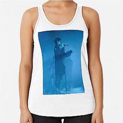G-Dragon singing racerback tank top