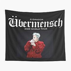 G-DRAGON Ubermensch poster 2025 World Tour comeback Big Bang Tapestry
