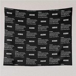 Geese Definition, Funny Geese Quote, Cool gift for Geese lover Tapestry