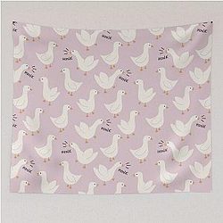 Geese - Dusty Lilac Tapestry