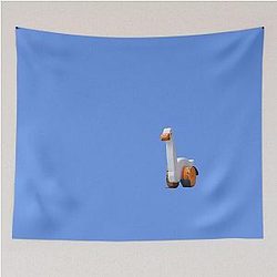 Abandoned Wood Geese Tapestry