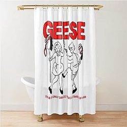 Geese  Is Only Dance Music in Times of War Shower Curtain