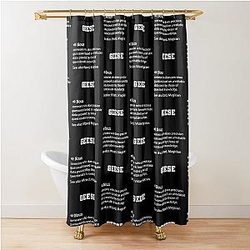 Cool Geese Definition gift for Geese lover Shower Curtain