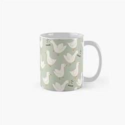 Honk geese light green Classic Mug