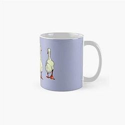 Gaggle of Geese Walking, Goose and Ganders Classic Mug