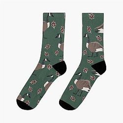 Canadian Geese Pattern Socks
