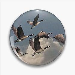Wild Geese Book Cover Pin