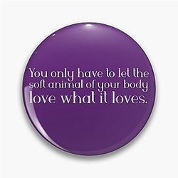 You Only Have to Let the Soft Animal of Your Body Love What It Loves. Wild Geese. Mary Oliver