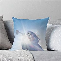 Geese Band Getting Killed Throw Pillow