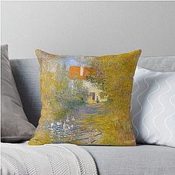 Claude Monet Throw Pillow
