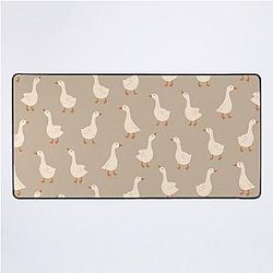 Gaggle of Geese - Neutral Desk Mat