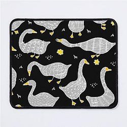 Gray Geese Mouse Pad
