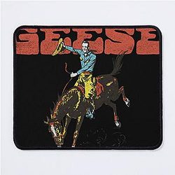 Geese Retro Cowboy Mouse Pad