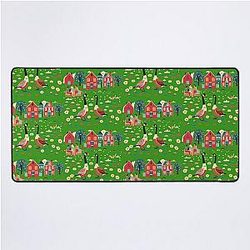 Life is better with geese desk mat
