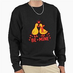 Geese Adorable Love Graphic Pullover Sweatshirt