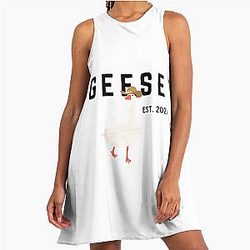 Geese Band A-Line Dress