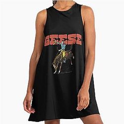 Geese Cowboy A-Line Dress