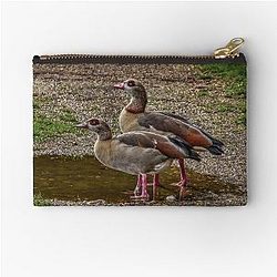 A Pair of Egyptian Geese Zipper Pouch