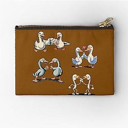 Life is better with geese zipper pouch