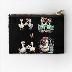 Life is Better with Geese Zipper Pouch