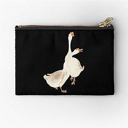 Two White Goose Pouch
