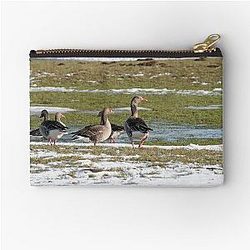 Greylag Goose Zipper Pouch