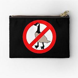 Canadian Goose No Geese Allowed Zipper Pouch