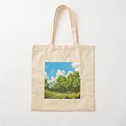 Two geese floating in the sun Cotton Tote Bag