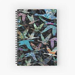 Wild Geese Spiral Notebook