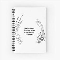 Wild Geese by Mary Oliver Notebook