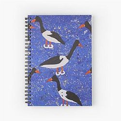 Magpie Geese Spiral Notebook