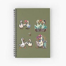 Life is better with geese notebook