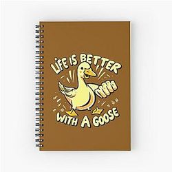 Life Is Better with Geese Notebook