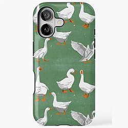 A gos&ge on green iphone tough case